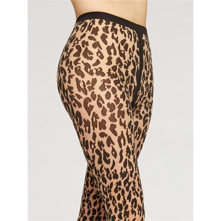 Wolford Josey Tights, Fairly Light/Black